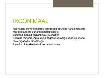 BÜTSANTSI MOSAIIGID JA SEINA MAALID-Ikoonid #9