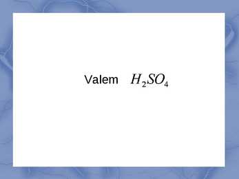 Väävelhape #2