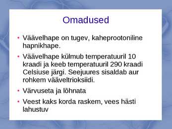 Väävelhape #4