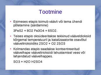 Väävelhape #6