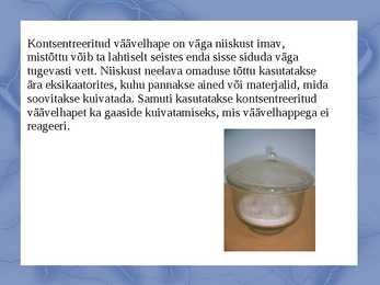 Väävelhape #7