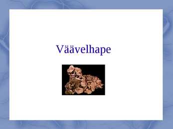 Väävelhape