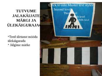 Liikluskasvatuse tund sõimerühmas #3
