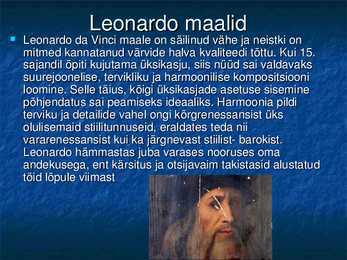 Leonardo Da Vinci #10