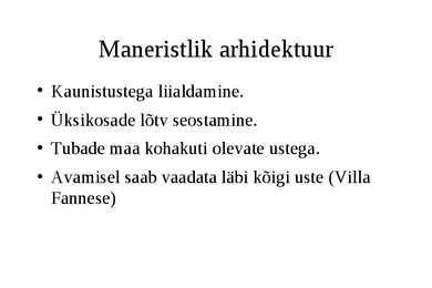 Manerism Itaalias #4