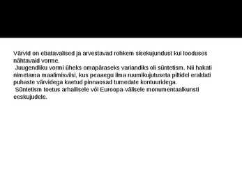 Juugendstiil kujutavas kunstis #4