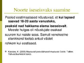 Perekonna õpetuse kursus-slaidiesitlus #102
