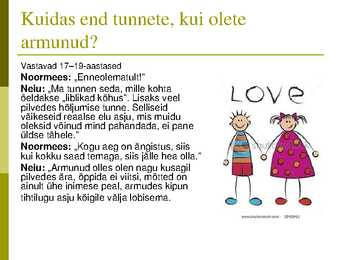 Perekonna õpetuse kursus-slaidiesitlus #120