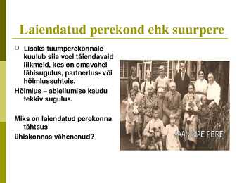 Perekonna õpetuse kursus-slaidiesitlus #13