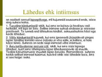 Perekonna õpetuse kursus-slaidiesitlus #144