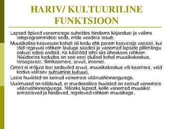 Perekonna õpetuse kursus-slaidiesitlus #33