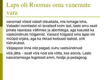 Perekonna õpetuse kursus-slaidiesitlus #64