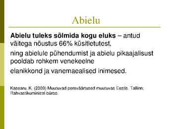 Perekonna õpetuse kursus-slaidiesitlus #100