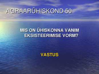 Kordav kuldvilllaku mäng-ühiskonnatüübid #2