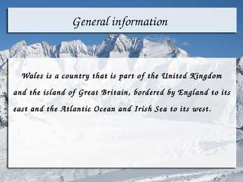 Wales powerpoint #3