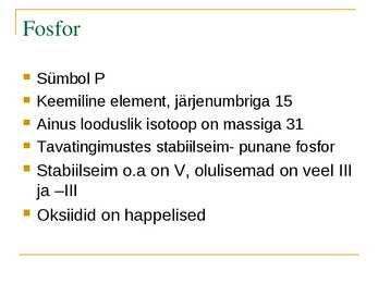 Lämmastik ja fosfor #11