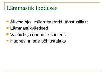 Lämmastik ja fosfor #8
