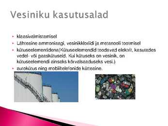 Vesiniku omadused ja saamine #5