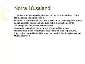 Esitlus - Skandinaaviamaad 18 sajandil-uusajal #13