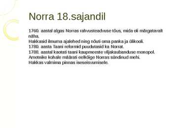 Esitlus - Skandinaaviamaad 18 sajandil-uusajal #14