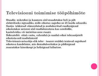 Esitlus - J L Baird-värvitelevisioon-televisiooni tulevik #3