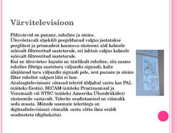 Esitlus - J L Baird-värvitelevisioon-televisiooni tulevik #6