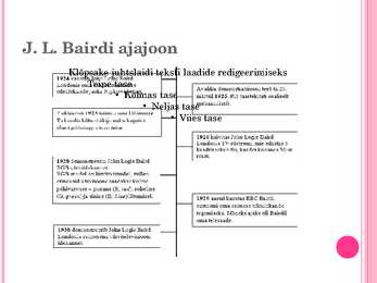 Esitlus - J L Baird-värvitelevisioon-televisiooni tulevik #7