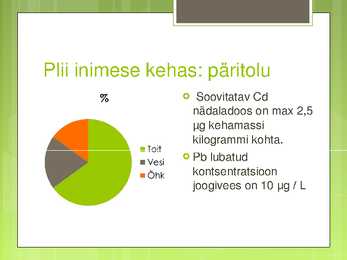 Plii ja kaadmium keskkonnamürkidena #9