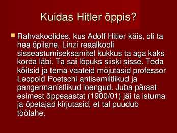 Hilteri päritolu-Hitleri sihitu noorpõlv-Hilter esimeses maailmasõjas #5