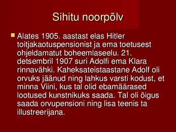 Hilteri päritolu-Hitleri sihitu noorpõlv-Hilter esimeses maailmasõjas #6