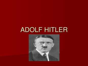 Hilteri päritolu-Hitleri sihitu noorpõlv-Hilter esimeses maailmasõjas