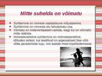 Sotsiaalne elu #2