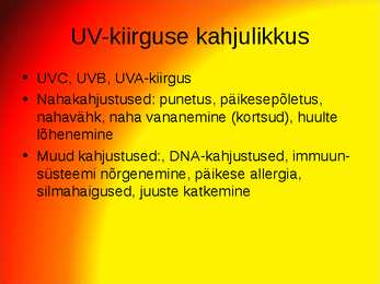 Päikesekaitse esitlus #4