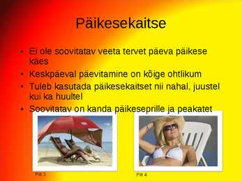 Päikesekaitse esitlus #5