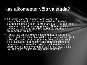 Alkomeeter #6