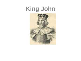 King John