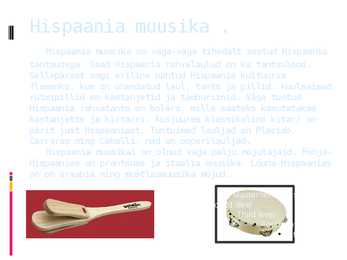 Hispaania muusika Powerpoint #5