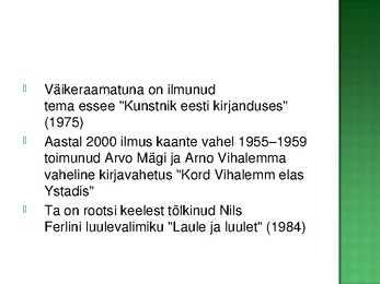 Arno Vihalemm #12