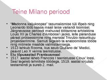 Leonardo da vinci powerponti esitlus #6