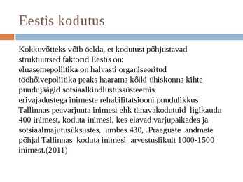 Kodutus #9