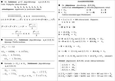 Arvutite aritmeetika ja loogika #10