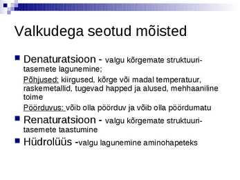 Organismide keemiline koostis #28