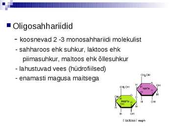 Organismide keemiline koostis #9