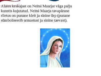 Neitsi Maarja -pühak ja legend #4