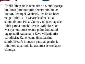 Neitsi Maarja -pühak ja legend #5