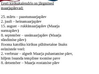 Neitsi Maarja -pühak ja legend #6