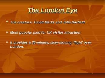 The london eye #3