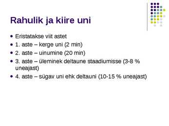 Psühholoogia ettekanne-uni #3
