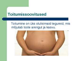 Rasedus ja tervislik eluviis #3