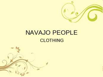 Navajo people - clothing